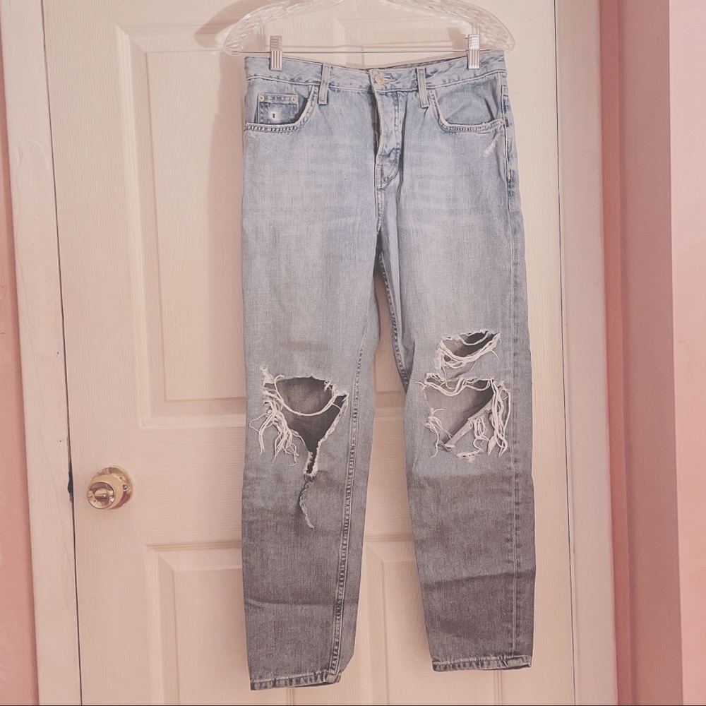 topshop hayden ripped boyfriend jeans